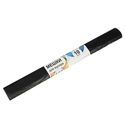 Изображение товара Мешки для мусора 160л, 10шт черные (20шт/кор) в Миди Лтд