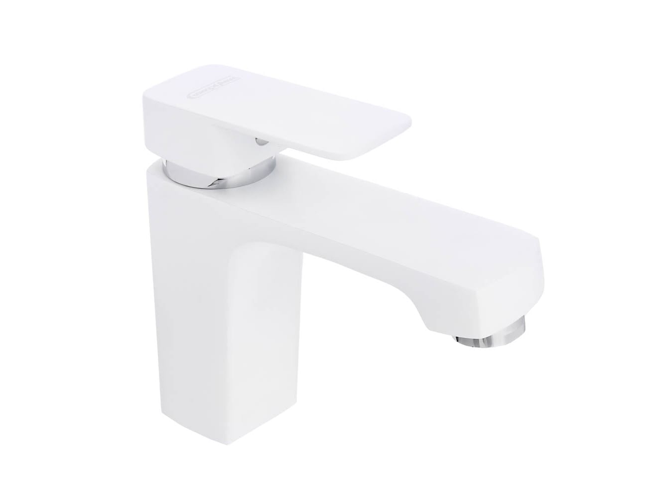 Смеситель для раковины СоюзКран керам картридж 35мм белый цинк SK02-М105 - фото в Миди Лтд Изображение товара Смеситель для раковины СоюзКран керам картридж 35мм белый цинк SK02-М105 в Миди Лтд