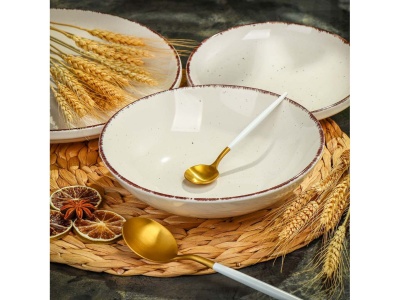 Тарелка суповая керамика круглая 20см Daniks White Fusion белая (6шт/уп) - фото в Миди Лтд Изображение товара Тарелка суповая керамика круглая 20см Daniks White Fusion белая (6шт/уп) в Миди Лтд