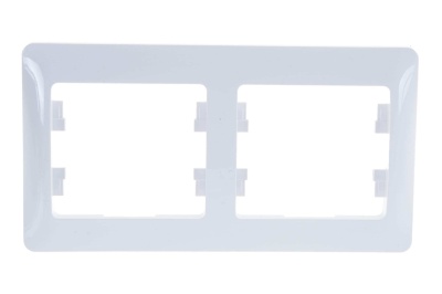 Рамка 2-ая Schneider Glossa горизонтальная белая - фото в Миди Лтд Изображение товара Рамка 2-ая Schneider Glossa горизонтальная белая в Миди Лтд