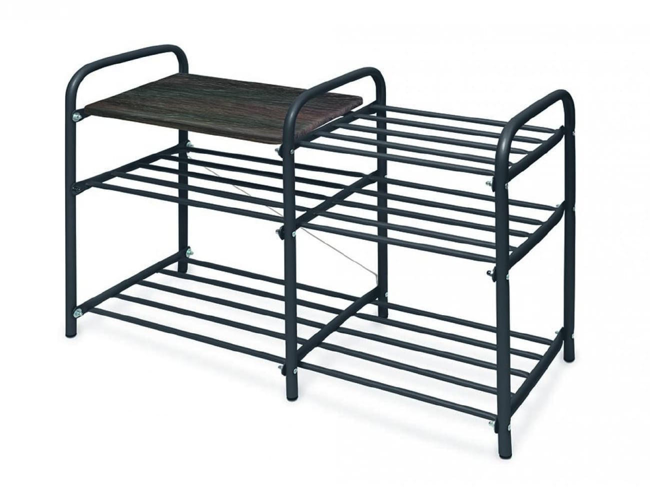 Изображение товара Этажерка Люкс NIKA 790х330х500 дуб шале  в Миди Лтд