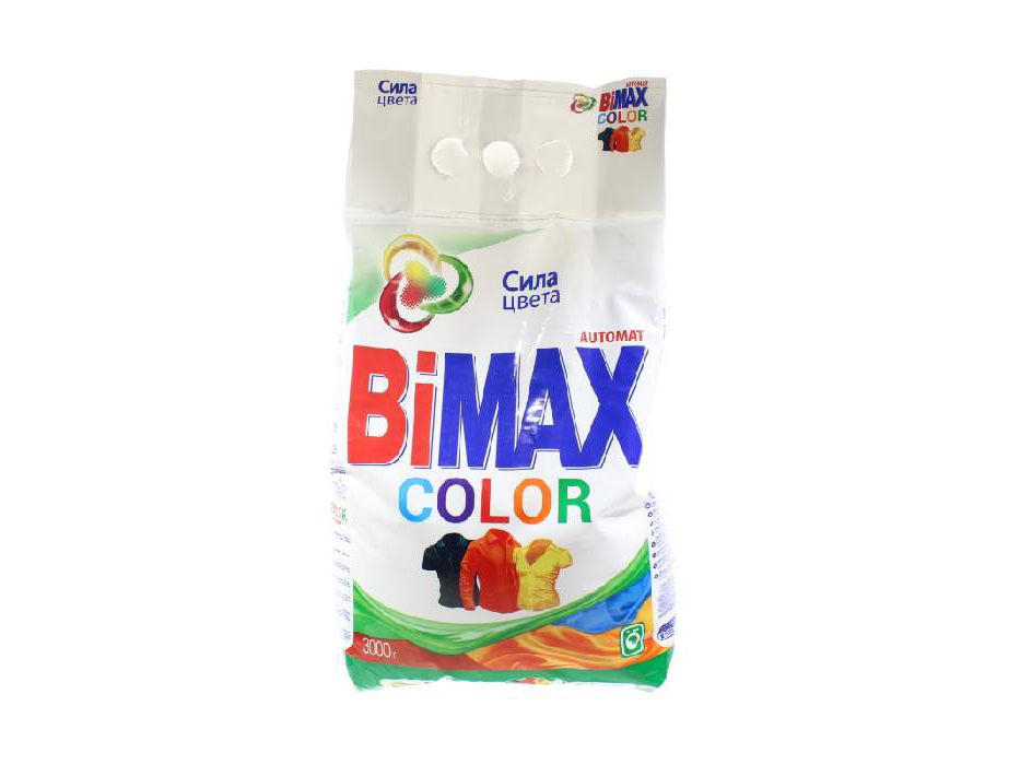 Изображение товара Стиральный порошок авт. BIMAX Color 3 кг в Миди Лтд