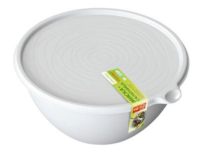 Миска салатница "Риччи" набор 2шт 2л,3,2л светло-серая (12шт/уп) - фото в Миди Лтд Изображение товара Миска салатница "Риччи" набор 2шт 2л,3,2л светло-серая (12шт/уп) в Миди Лтд