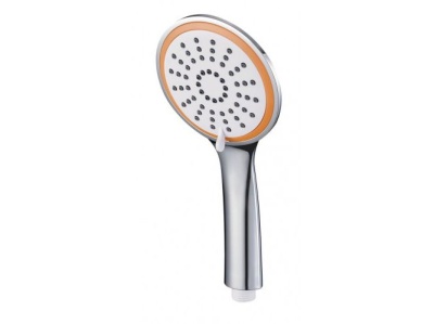 Изображение товара Лейка душевая 3 режима хром с оранжевым в Миди Лтд