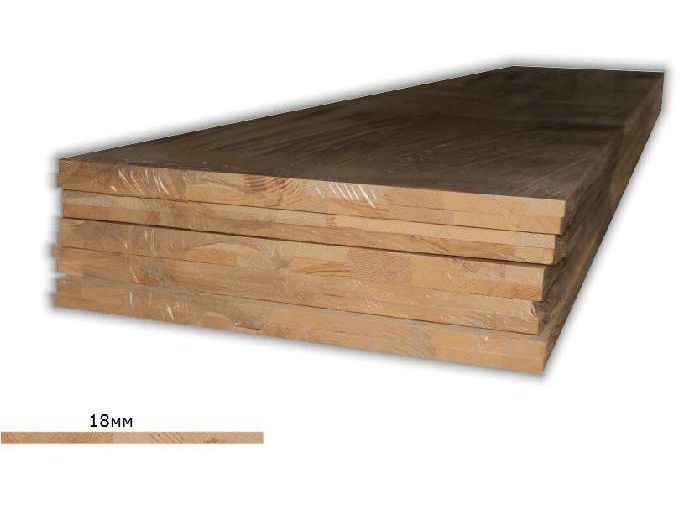 Изображение товара Щит Мебельный сорт А-А 18*300*2000мм (уп-3шт) в Миди Лтд