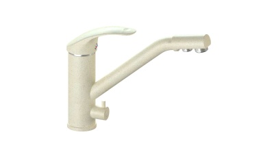 Смеситель д/гранитной мойки KM010/Q2 (бежевый) ПОД ФИЛЬТР - фото в Миди Лтд Изображение товара Смеситель д/гранитной мойки KM010/Q2 (бежевый) ПОД ФИЛЬТР в Миди Лтд