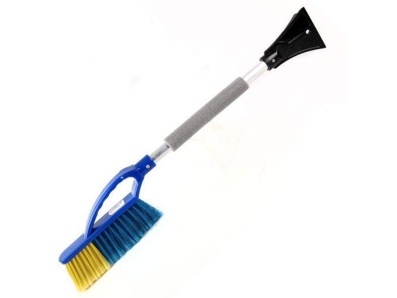 Щетка автомобильная Люкс синяя - фото в Миди Лтд Изображение товара Щетка автомобильная Люкс синяя в Миди Лтд