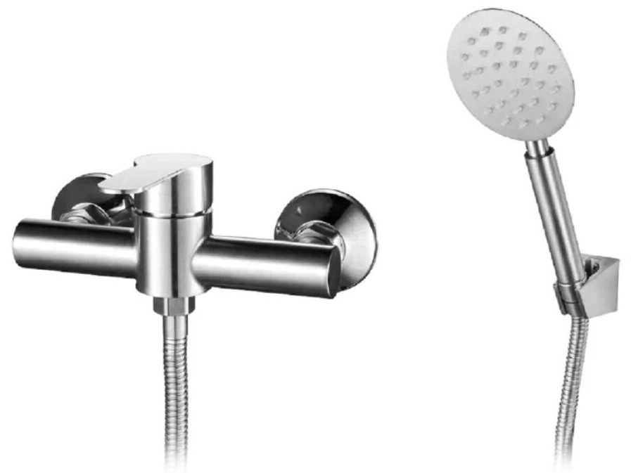 Смеситель для душа PMC с карт. нерж. сталь SUS124-003 - фото в Миди Лтд Изображение товара Смеситель для душа PMC с карт. нерж. сталь SUS124-003 в Миди Лтд