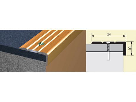 Изображение товара Угол 24*10 0,9 ясень серый в Миди Лтд