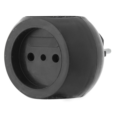 Тройник электрический Шар REXANT 6А черный - фото в Миди Лтд Изображение товара Тройник электрический Шар REXANT 6А черный в Миди Лтд