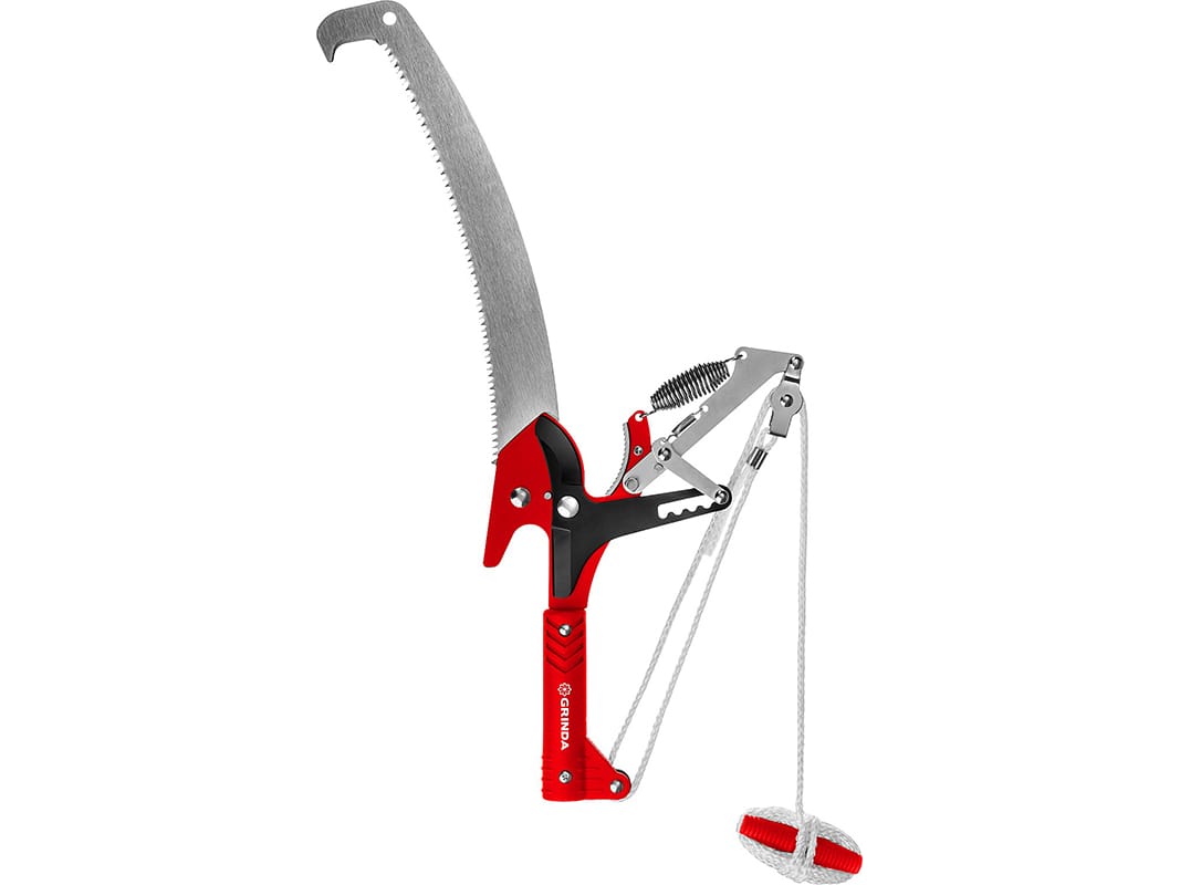 Изображение товара Сучкорез штанговый GRINDA с храповым механизмом и пилой с режущим крюком HX-350 в Миди Лтд