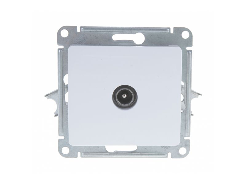 Розетка Schneider Glossa TV 1DB оконечная механизм белый - фото в Миди Лтд Изображение товара Розетка Schneider Glossa TV 1DB оконечная механизм белый в Миди Лтд