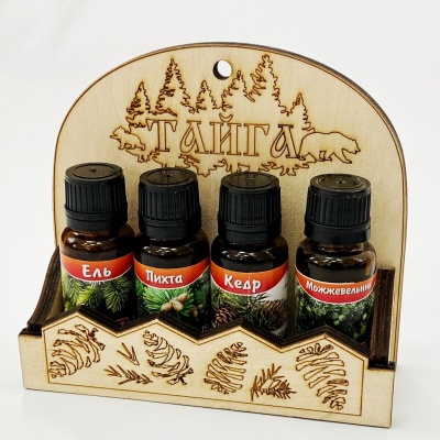 Набор масел №5 Тайга (4шт по 15мл) - фото в Миди Лтд Изображение товара Набор масел №5 Тайга (4шт по 15мл) в Миди Лтд