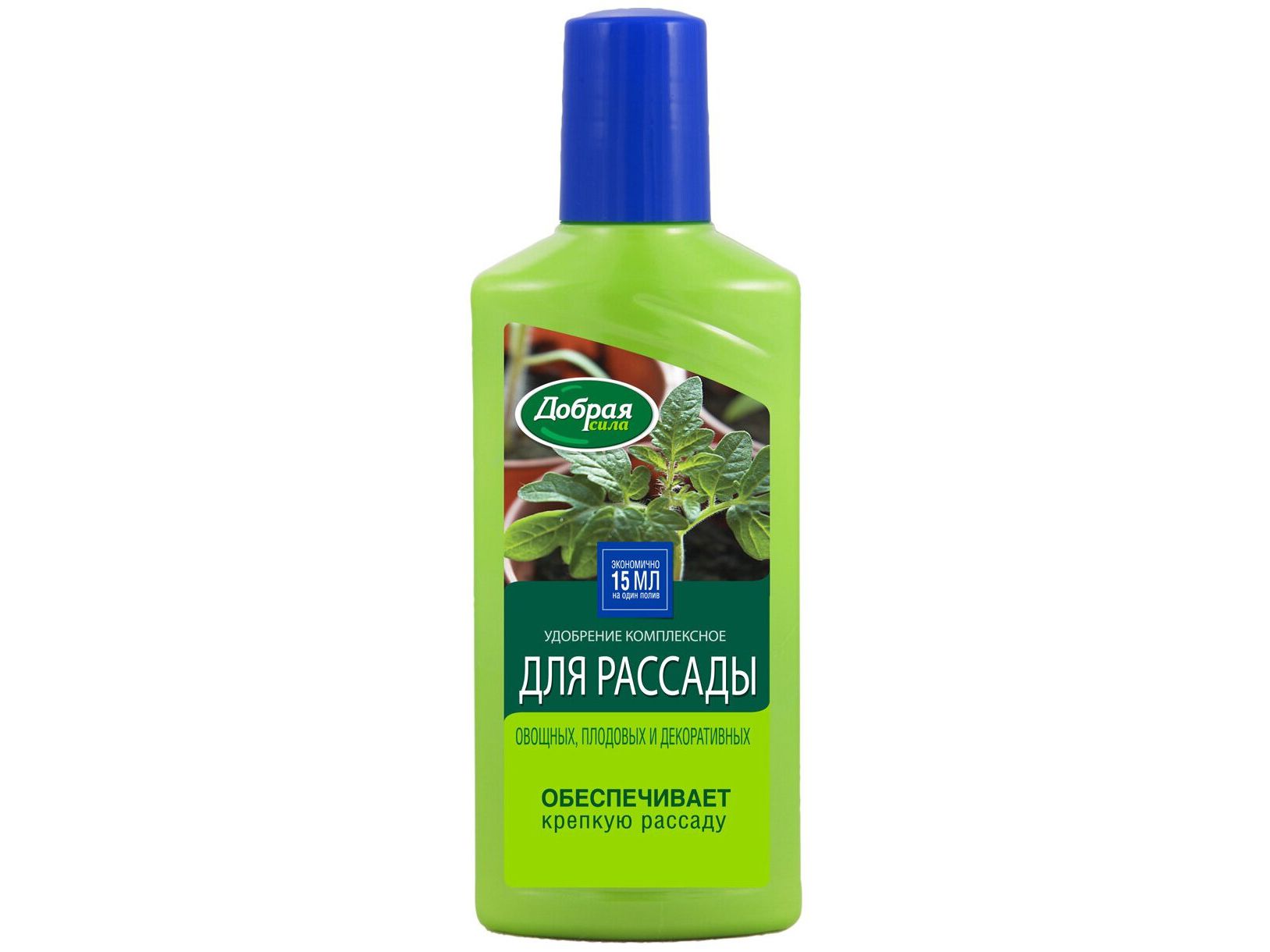Удобрение Грунт открытый Добрая сила для рассады 1л - фото в Миди Лтд Изображение товара Удобрение Грунт открытый Добрая сила для рассады 1л в Миди Лтд