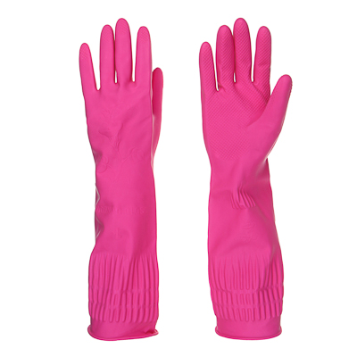 Изображение товара Перчатки хозяйственные с манжетой VETTA L в Миди Лтд