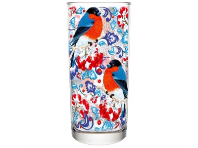 Стакан Снегири 300мл 4шт (6шт/уп) - фото в Миди Лтд Изображение товара Стакан Снегири 300мл 4шт (6шт/уп) в Миди Лтд