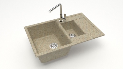 Изображение товара Мойка матовая Карельский Камень Blondi 210/Q5 (755*500мм) песочная в Миди Лтд