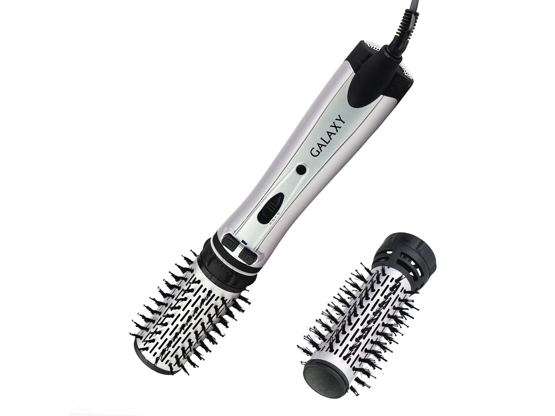 Фен-расческа GALAXY GL 4404 1200Вт 2 скорости 2 насадки - фото в Миди Лтд Изображение товара Фен-расческа GALAXY GL 4404 1200Вт 2 скорости 2 насадки в Миди Лтд