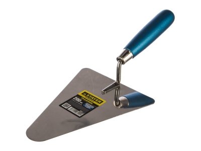 Изображение товара Кельма STAYER PROFI треугольник 200мм нерж полотно, деревянная ручка Х в Миди Лтд