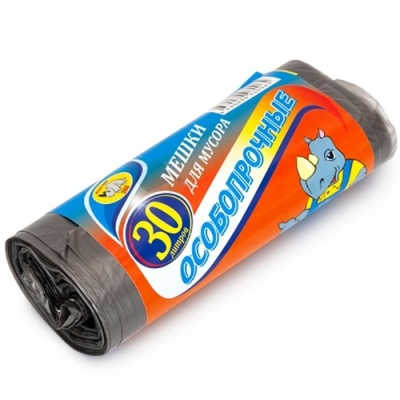 Изображение товара Мешки для мусора  30л, 20шт Особо прочные (50шт/кор) в Миди Лтд