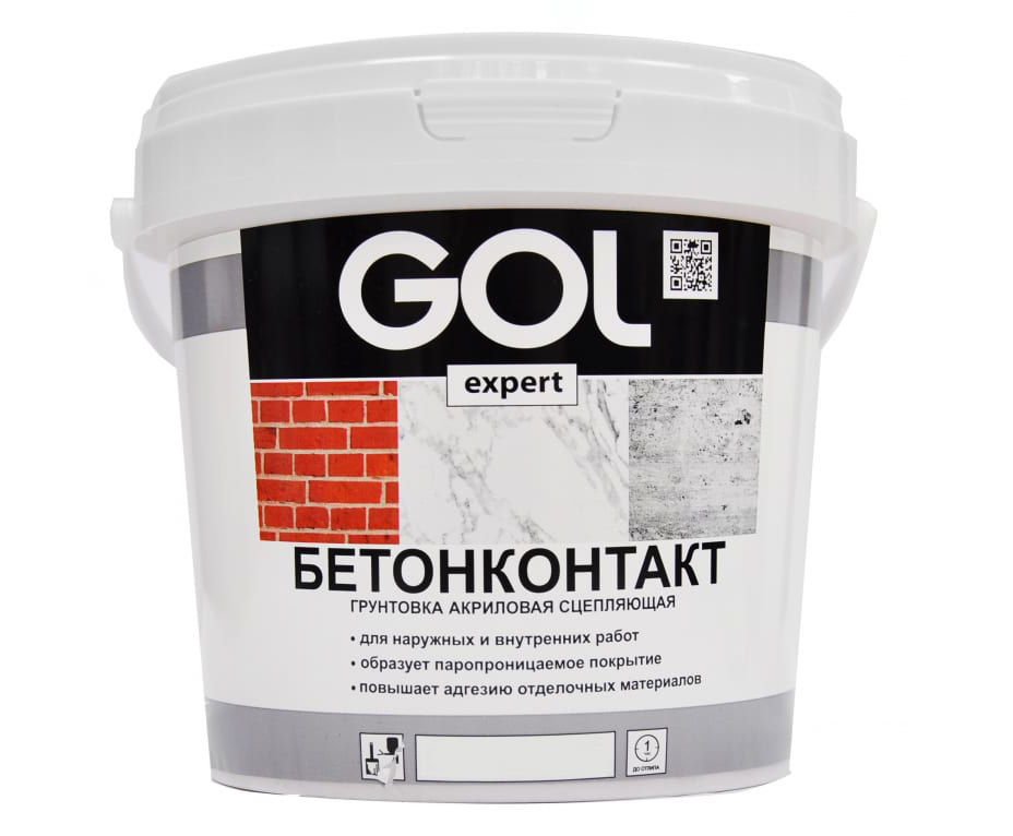 Изображение товара Грунт Бетон-контакт GOLexpert 3,5л (4шт/уп; 144шт/пал) в Миди Лтд