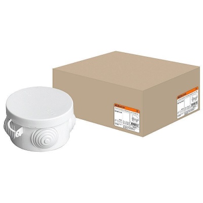 Коробка распаячная ОП D65х40мм 4вх IP54 TDM - фото в Миди Лтд Изображение товара Коробка распаячная ОП D65х40мм 4вх IP54 TDM в Миди Лтд