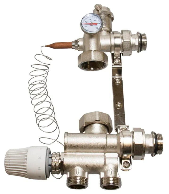 Изображение товара Насосно-смесительный узел с нижним подводов (1/6уп) в Миди Лтд