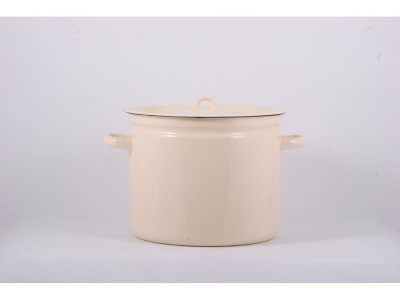 Изображение товара Кастрюля эмаль кремовая  9,0л С-1621/Км (4шт/уп) Х в Миди Лтд