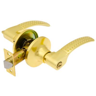 Изображение товара Замок ручка Золото с фиксатором 8026-03 LARS    ХХ в Миди Лтд