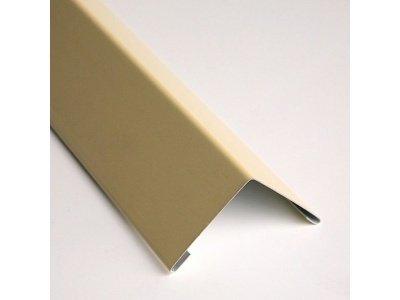 Угол наружний (конек) 200*200*2000мм слоновая кость (RAL 1014) - фото в Миди Лтд Изображение товара Угол наружний (конек) 200*200*2000мм слоновая кость (RAL 1014) в Миди Лтд