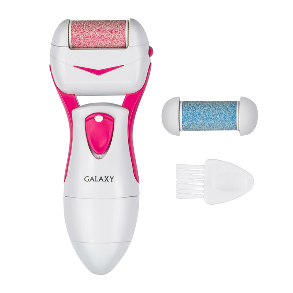 Набор для педикюра GALAXY GL 4921 пемза электрическая 2 съемных ролика щетка для очистки - фото в Миди Лтд Изображение товара Набор для педикюра GALAXY GL 4921 пемза электрическая 2 съемных ролика щетка для очистки в Миди Лтд