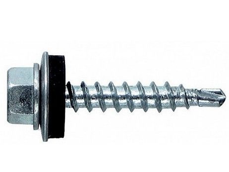 Саморез кровельный цинк 4,8/29 (3500шт/уп)  Х - фото в Миди Лтд Изображение товара Саморез кровельный цинк 4,8/29 (3500шт/уп)  Х в Миди Лтд