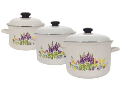 Кастрюля эмаль жемчужная 2,0л Люпины С-1610АП2/4Жм (4шт/уп) Х - фото в Миди Лтд Изображение товара Кастрюля эмаль жемчужная 2,0л Люпины С-1610АП2/4Жм (4шт/уп) Х в Миди Лтд