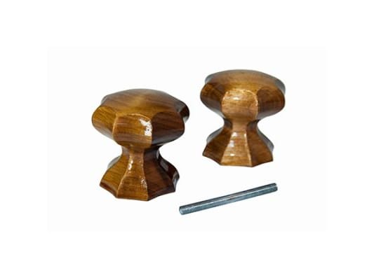 Ручка-кнопка граненая Дуб (24шт/уп) - фото в Миди Лтд Изображение товара Ручка-кнопка граненая Дуб (24шт/уп) в Миди Лтд