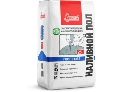 Изображение товара Пол наливной СТАРАТЕЛИ Быстротвердеющий 5-100мм 25кг (63шт/пал) в Миди Лтд