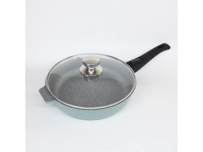 Изображение товара Сковорода  Marble evolution silver 26см АП съемная ручка СК АЛТЕЙ(10шт/уп) в Миди Лтд