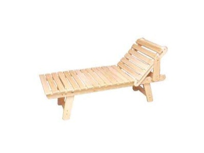 Изображение товара Лежак нераскладной с регулируемым подголовником  1800*550*445 в Миди Лтд