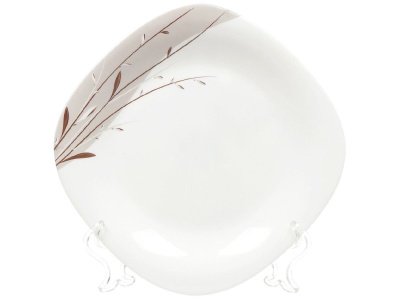 Изображение товара Тарелка десертная стеклокерамика квадратная 19см Daniks Орфей (6шт/уп) Х в Миди Лтд