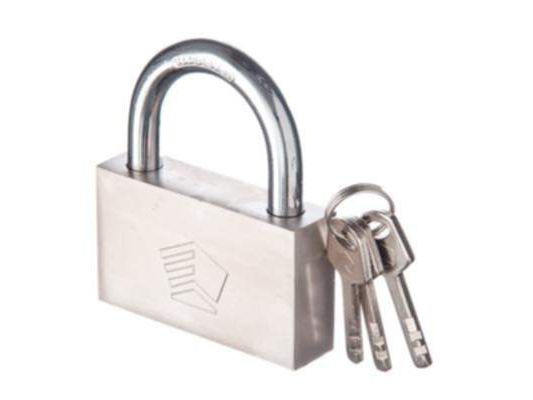 Замок навесной 80мм Ермак Защитник (48шт/кор) - фото в Миди Лтд Изображение товара Замок навесной 80мм Ермак Защитник (48шт/кор) в Миди Лтд