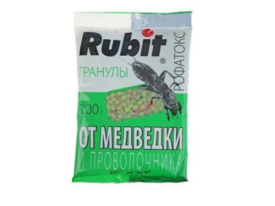 Средство РУБИТ от медведки и проволочника 200г (35шт/уп) - фото в Миди Лтд Изображение товара Средство РУБИТ от медведки и проволочника 200г (35шт/уп) в Миди Лтд