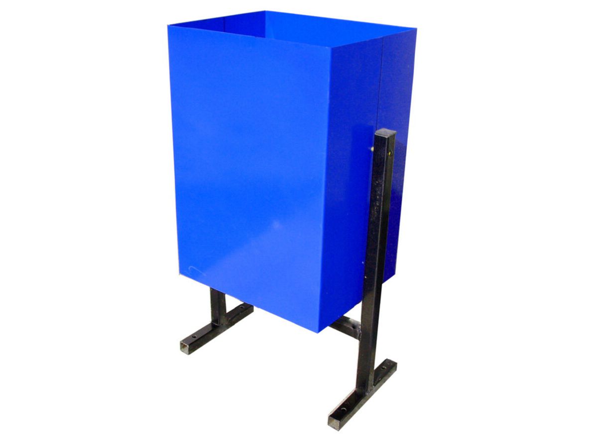 Изображение товара Урна У-1 квадратная синяя металл в Миди Лтд