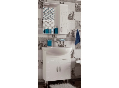 Изображение товара Зеркало-шкаф "Тулуза" 550 правый в Миди Лтд