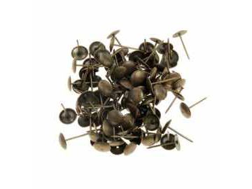 Изображение товара Гвозди мебельные бронза (100шт/уп) в Миди Лтд