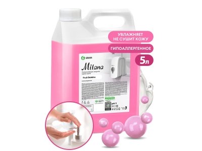 Изображение товара Крем-мыло жидкое Milana Fruit bubbles 5,0л (4шт/уп) в Миди Лтд