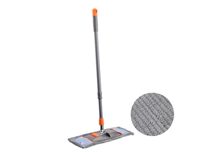Изображение товара Швабра с насадкой из микрофибры 44*15см ручка телескоп. 83*126см BY (24шт/кор) в Миди Лтд