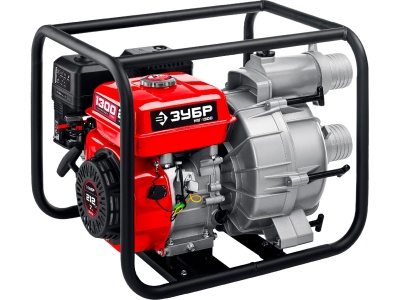 Мотопомпа бензиновая ЗУБР МПГ-1300 1300л/мин. для грязной воды - фото в Миди Лтд Изображение товара Мотопомпа бензиновая ЗУБР МПГ-1300 1300л/мин. для грязной воды в Миди Лтд