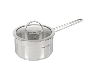 Ковш нерж сталь Daniks 1,8л крышка стекло ручка металл индукция Бонн (6шт/уп) - фото в Миди Лтд Изображение товара Ковш нерж сталь Daniks 1,8л крышка стекло ручка металл индукция Бонн (6шт/уп) в Миди Лтд