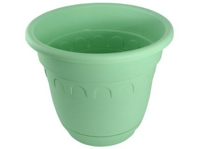 Изображение товара Горшок КОЛЫВАНЬ с поддном d14см 0,9л колор (49шт/уп) в Миди Лтд