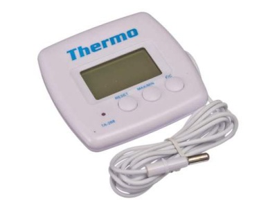 Термометр электронный 2 режима с уличным датчиком 7,5х7,6см, пластик INBLOOM - фото в Миди Лтд Изображение товара Термометр электронный 2 режима с уличным датчиком 7,5х7,6см, пластик INBLOOM в Миди Лтд