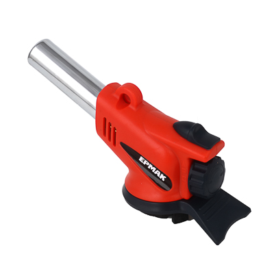 Изображение товара Горелка газовая с пьезоподжигом свободн вращение ЕРМАК широкое сопло 14*9*5см (80шт/кор) в Миди Лтд